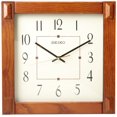 thumbnail image 1 of Reloj Seiko QXA469BLH, marco de madera marrón, 33 x 33 cm, 1 of 2