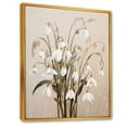 thumbnail image 2 of Designart "Moonlit Galanthus Display III" Snowdrops Floater Framed Wall Decor, 2 of 5