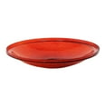 thumbnail image 3 of Achla Designs Bain d'Oiseaux Extérieur Suspendu en Verre Craquelé à la Main, Rouge Tomate, 3 of 8