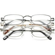 Angle View: Optx 20/20 Unisex Reading Glasses, +2.00
