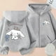 thumbnail image 1 of Sudadera con capucha de dibujos animados de Sanrio Cinnamoroll para adultos y niños, chaqueta cálida, abrigo para padres e hijos, regalo para niñas, otoño e invierno, 2023, 1 of 3