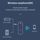 thumbnail image 5 of Adaptador de Audio 140mAh Transmisor Receptor Bluetooth-compatible 5.0 para Coche WDOplteas Para estrenar, 5 of 9