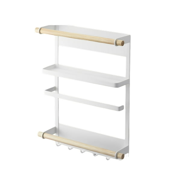 Soporte para nevera Advancent organizador de cocina estante de Almacenamiento multiusos colgante para toallas de papel Blanco