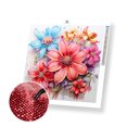 thumbnail image 1 of Fleurs avec Eau - Kit de Peinture Diamant Premium Exclusif, 1 of 7