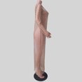 thumbnail image 4 of Vestido De Malla Sexy Traje de baño de bikini de diamantes de imitación Traje de playa de manga larga para mujer (Café S) Kuymtek para Mujer Café T M, 4 of 9