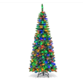 thumbnail image 1 of EuKer Christmas Pure PVC Original Color Pencil Automatic Tree Dual-Color Light 9FT, 1 of 1