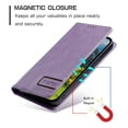 thumbnail image 3 of Dteck for Google Pixel 8 Case Wallet with RFID Blocking Credit Card Holder, Premium PU Leather Magnetic Flip Folio Shockproof Protective Cover for Women Men,Purple, 3 of 6