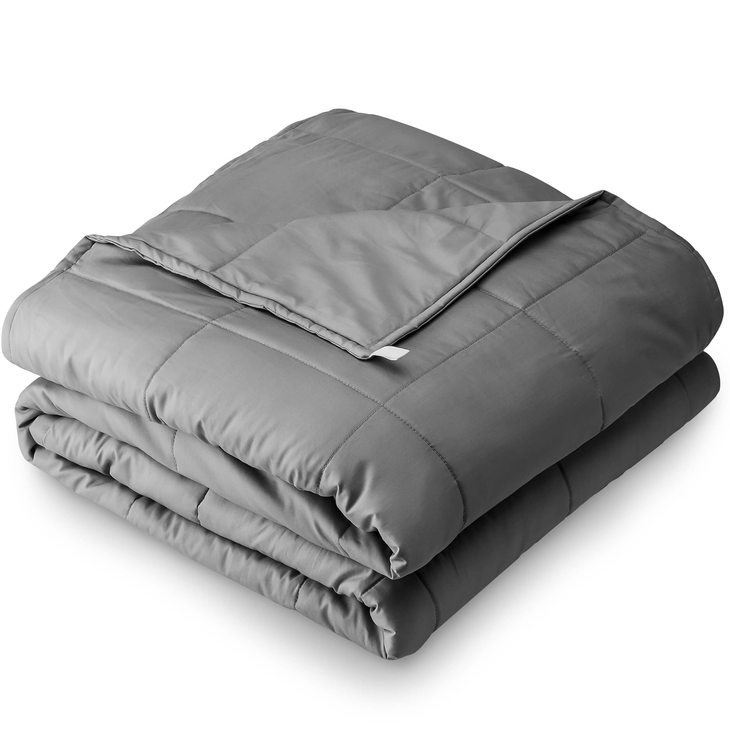 Bare Home Weighted Blanket (40"x60", 10lb, Grey) Youth Size Heavy