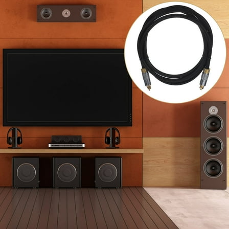 FRCOLOR Optical Audio Cable 1.5m Optical Fiber Male To Male Cord Digital Audio Cable