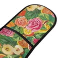 thumbnail image 2 of Dailycode Double Sided Oven Mitt with Loop Heat Resistant Kitchen Long Potholders 7" x 35" Tropical Fruit and Rose, 2 of 6