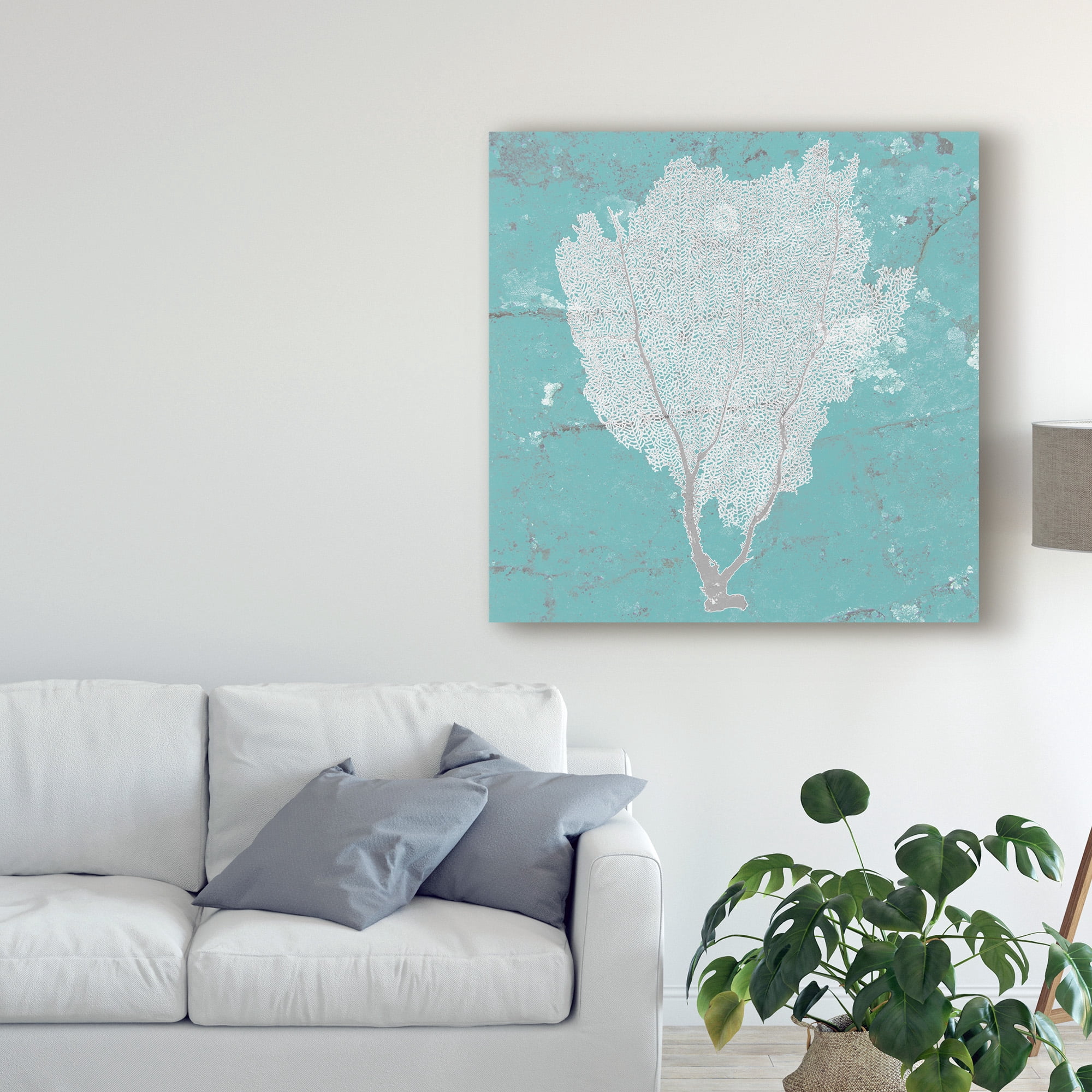 Trademark Fine Art 'Graphic Sea Fan I' Canvas Art by Studio W