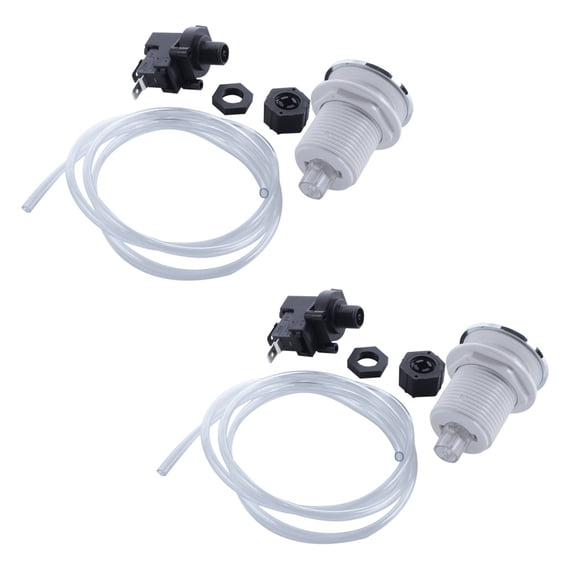 2025 New! 2X 16A On Off Push Button Switch Jetted Jet For Bath Tub Spa Garbage