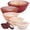 Red, variant on Vesteel 6Pcs Mixing Bowl Set with Lids, Plastic Nesting Bowls for Mixing, Storage, Kitchen Prepping, Serving Food, Microwave & Dishwasher Safe - Multi-color