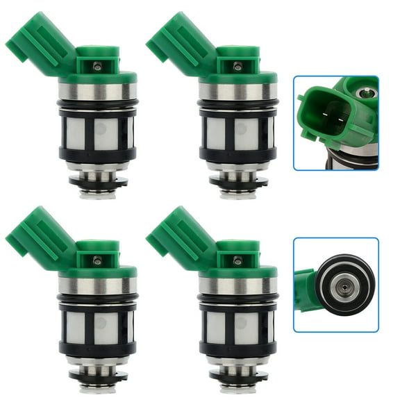 Injectors,CCIYU 1 Hole Fuel Injectors Set fit for 1998-2004 Frontier, 1996-1997 Pickup, 2000-2004 Xterra Compatible with 842-18125 Injector,4 Pieces