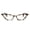 Clear Tortoise, variant on 2SeeLife Premium Cat Eye Reading Glasses for Women – Narrow-Medium Fit, Sturdy Frame, Spring Hinges, Stylish Funky Readers, Red, +2.50