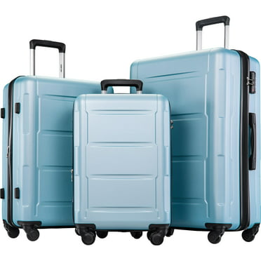 Rockland Luggage Quilt 3-Piece Hardside Polycarbonate Luggage Set F238 ...