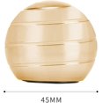 thumbnail image 3 of (Dorado, Diámetro: 45 mm) Giroscopio de metal con bola giratoria de escritorio de juguete cinético con ilusión óptica para aliviar el estrés Inspirar la creatividad interior, 3 of 5