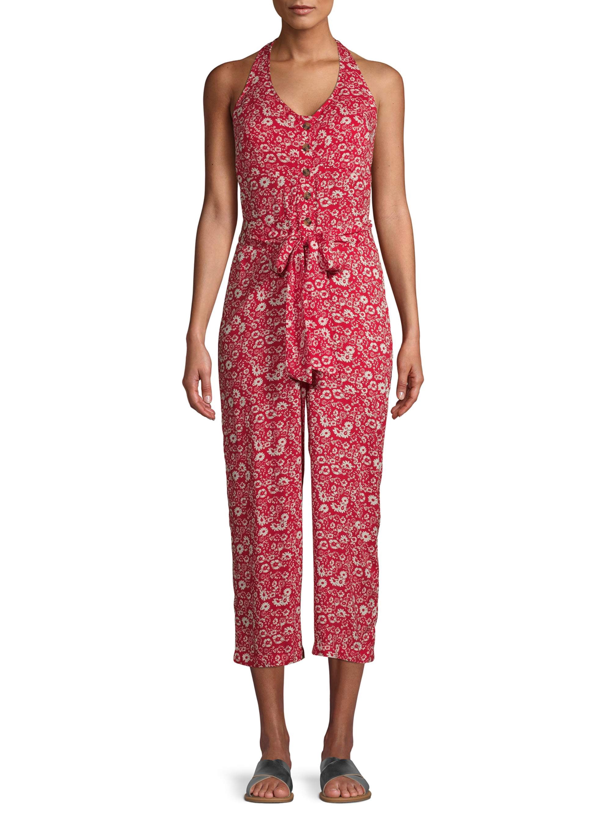 Nb Halter Gaucho Length Jumpsuit 