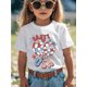 thumbnail image 1 of Camiseta con gráfico divertido e impresionante para mujer, para fiesta del 4 de julio en Estados Unidos, para la independencia de Estados Unidos, para niños, camisetas casuales, modernas y geniales., 1 of 6