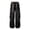 Black, variant on Checkered Belt Washed Denim Jeans, Classic Straight Leg, Casual Comfortable Durable Stretch Fabric, Y2K Mid Rise, Loose Motorcycle Wide-Leg Trousers