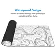 thumbnail image 5 of Topographic Map Large Gaming Mouse Pad with Stitched Edges, Precision Control, Non-Slip Durable Rubber Base, 31.5x11.8 inch, 1lb, 3mm   XL Waterproof  Mousepad for Keyboard Pad and Desk Pad,home, 5 of 7