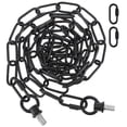 thumbnail image 1 of Cadena industrial negra para luminarias, cadena negra resistente para plantas colgantes y luminarias Swag para uso en interiores y exteriores, 1 of 8