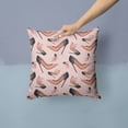 thumbnail image 2 of Carolines Treasures BB7504PW1414 Watercolor Fashion Diva Shoes Fabric Decorative Pillow  14Hx14W multicolor, 2 of 4