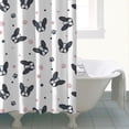 thumbnail image 4 of French Bulldog Shower Curtain 72"x72" ,Bathroom Decorative Shower Curtains Set with 12 Hooks,Modern Waterproof Washable Shower Curtain, 4 of 6