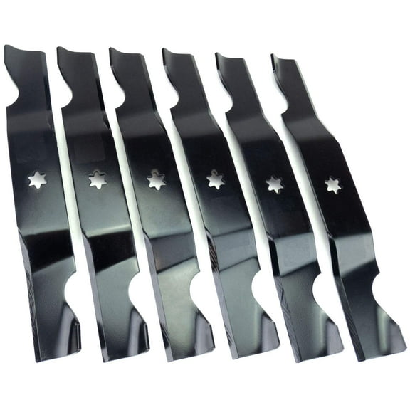 (6) Blades Compatible With Cub Cadet 50" RZT Series 742-04053, 942-04053A