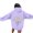 Purple women floral hoodie a1, variant on Yrmaups Casual Loose Fit Hooded Floral Pullover Sweatshirt for Women, Cozy Fleece Top for Fall Winter Outdoor Travel Daily Wear, Light Blue M