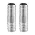 thumbnail image 1 of 2Pcs 18x55mm Conector de manguera, Adaptador de tubería de acero inoxidable 304 para sistemas de vacío, Conexiones industriales, Equipos neumáticos, Plata, 1 of 6