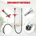 thumbnail image 5 of 61 Inch Drain Snake Hair Drain Clog Remover Tool - Sink Drain Cleaner for Toilet Sewer Shower Kitchen Bathroom Tub Clogged Drains Opener Cleaning Tool, Flexible Grabber Claw Pick Up Reacher Tool, 5 of 7