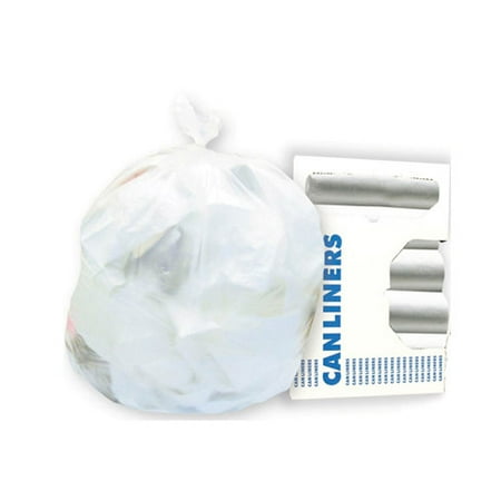 BOARDWALK 38'' High-Density Can Liner in Clear