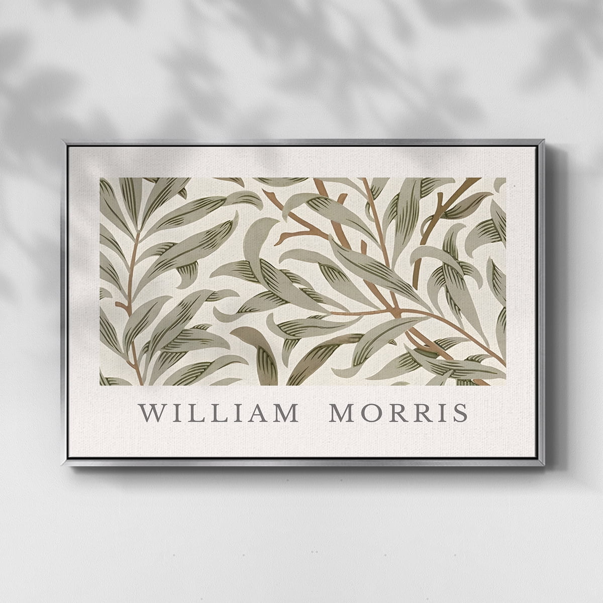 Vintage Botanical Print-LXIII By Wexford Home Framed in Silver Wood Gallery Wrapped Canvas 17 in. x 25 in.