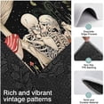 thumbnail image 3 of Red Mushroom Skull Black Pattern Kitchen Rugs Sets Of 3,Kitchen Runner Rugs Non Skid Washable,Decorative Kitchen Floor Mats for Kitchen,Sink,Laundry,17"x30"+ 17"x47" + 17"x59", 3 of 6