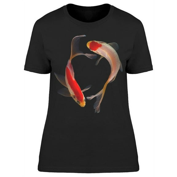 Pair Of Koi Fish Yin Yang T-Shirt Women -Image by Shutterstock, Female XX-Large