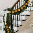 thumbnail image 6 of FEISHENTT Christmas Decorations - Fall Decor - 5.9 Ft Dried Orange Slice Christmas Fall Garland - Farmhouse Xmas Thanksgiving Decor Indoor for Table Mantle, 6 of 7