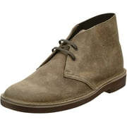 Clarks Mens Bushacre 2 Chukka Boot, Taupe Distressed Suede, 095 W US