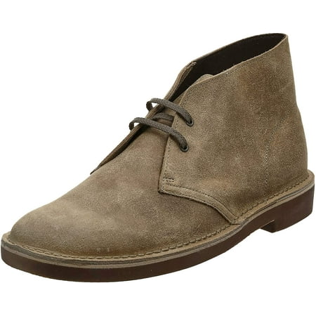 Clarks Mens Bushacre 2 Chukka Boot, Taupe Distressed Suede, 095 W US ...