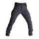 thumbnail image 2 of Pantalones casuales de concha para hombre, pantalones de hombro suave de vellón Fretch, pantalones para exteriores con vellón, cálidos e impermeables, 2 of 5