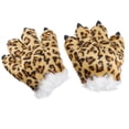 thumbnail image 2 of 1 Pair Animal Furry Claw Paw Gloves Plaything Leopard Paw Gloves Costume Accessories, 2 of 4