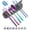 Rainbow, variant on Travel Utensils Set with Case Reusable Portable Cutlery Set Stainless Steel 8pcs Including Dinner Knife Fork Spoon Chopsticks Straws(Rainbow)