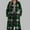 Green, variant on 2025 Women's Plus Size Long Flannel Plaid Shacket Jacket Oversized Button Down Coats Shirts with Pockets