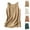Khaki, variant on GERsome Tank Tops for Women Summer Sleeveless V Neck Cotton Linen T-Shirt Solid Color Loose Fit Casual Fitness Workout Work Tops M-3XL