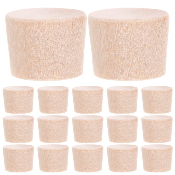 KAKOWELY carpenter bee hole plugs 50Pcs Wood Plugs for Screw Holes Woodworking Wooden Plugs Wooden Hole Plugs Small Wood Plugs0.39"X0.39"X0.3"