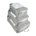 thumbnail image 4 of Bolsas organizadoras de equipaje con compresión, bolsas de almacenamiento para viajes, bolsas organizadoras para maletas Gris, 4 of 6
