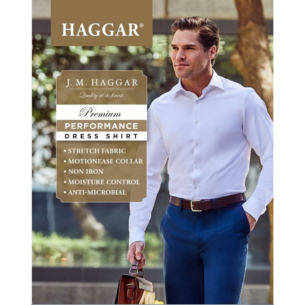 jm haggar dress shirts