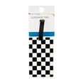 thumbnail image 4 of Protege Black and White Checkerboard Luggage Tag, 4 of 6