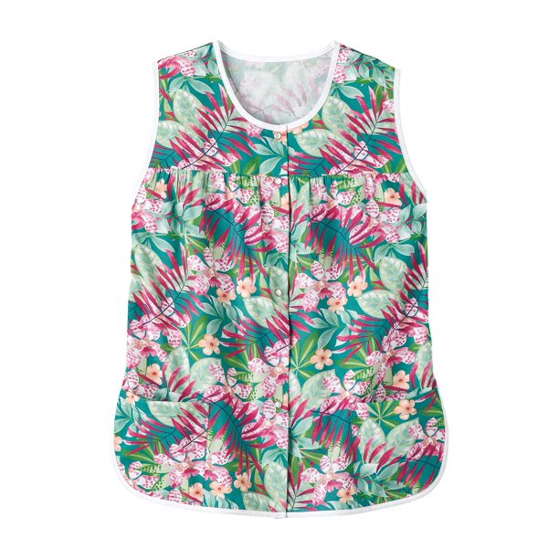 AmeriMark EasyCare Snap Front Cobbler Aprons Vest with Two Patch