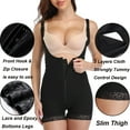 thumbnail image 4 of Women's Waist Trainer Bodysuit Tummy Control Shapewear Full Body Shaper Open Bust Corset, 4 of 6